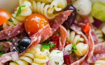 سالاد ماکارونی ایتالیایی سالاد